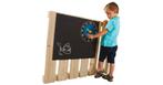 krijtbord met klok 50x60 cm leuk in speelhuisje, kinderkamme, Nieuw, Ophalen of Verzenden