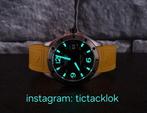 Paul Picot Army Time Flyingstar 41mm aut., nieuw! Extra band, Overige merken, Staal, Staal, Polshorloge