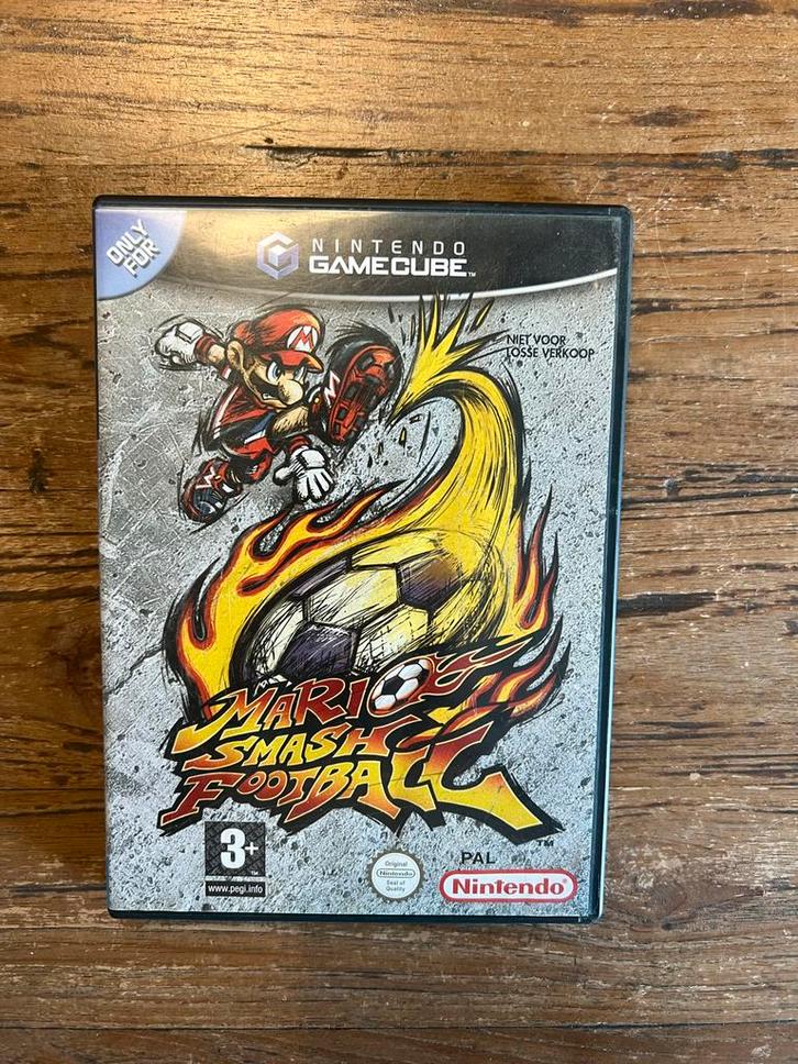 Mario Smash Football - Gamecube, Spelcomputers en Games, Games | Nintendo GameCube, Zo goed als nieuw, Sport, 3 spelers of meer