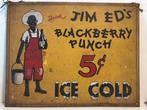 Drink Jim Ed’s reclame bord, Reclamebord, Verzenden, ., Zo goed als nieuw