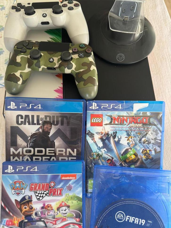 PlayStation 4 (1TB) - Inclusief Games en Controllers!, Spelcomputers en Games, Spelcomputers | Sony PlayStation 4, Gebruikt, Original