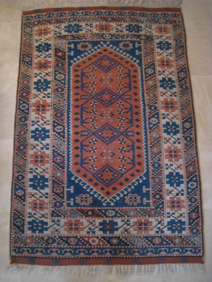 Perzische tapijt, authentiek handgeknoopt,163x105cm., Antiek en Kunst, Antiek | Kleden en Textiel, Ophalen of Verzenden