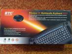 BTC Wireless IR Multimedia Keyboard 5113, Computers en Software, Toetsenborden, Ophalen of Verzenden, Zo goed als nieuw