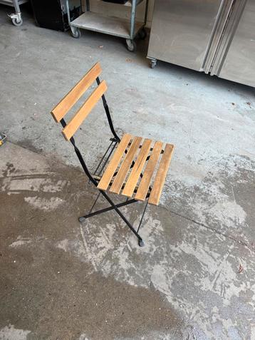 Houten tuinstoel - Inklapbaar terras tuin stoelen met tafel beschikbaar voor biedingen