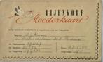 Bijenkorf Moederkaart 1944, Ophalen of Verzenden, 1940 tot 1960, Gelopen, Politiek en Historie