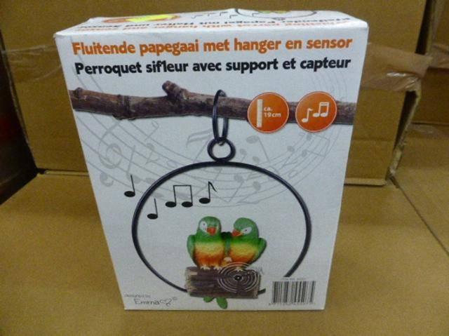 Fluitende papagaai, Verzamelen, Beelden en Beeldjes, Nieuw, Dier, Ophalen of Verzenden