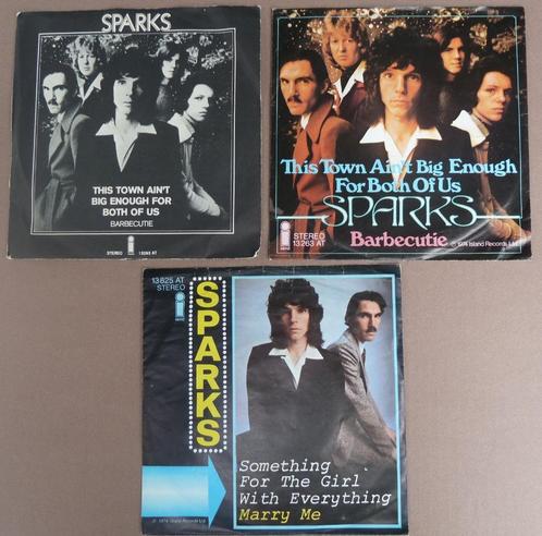 3x Singletjes 45 toeren van THE SPARKS, Cd's en Dvd's, Vinyl Singles, Single, Pop, 7 inch, Ophalen of Verzenden