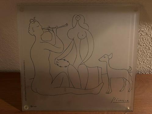 Prachtig Glas Art Pablo Picasso Dessins d'antibes SPOTPRIJS!, Antiek en Kunst, Kunst | Overige Kunst, Ophalen of Verzenden