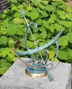 bronzen zonnewijzer / puur brons / 30 cm hoog, Tuin en Terras, Zonnewijzers, Huis en tuin decoratie Marie, Nieuw, Info@huisentuindecoratiemarie.nl