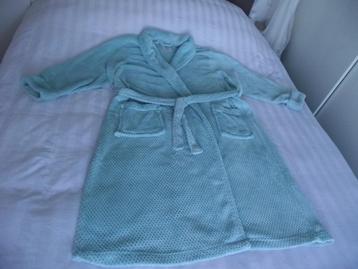 mint groen ochtendjas / badjas sjaalkraag ceintuur XL 46-48 beschikbaar voor biedingen