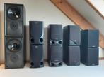 Boxen,  speakers, luidsprekers., Ophalen, Zo goed als nieuw, Front, Rear of Stereo speakers, Overige merken