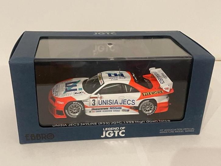 Ebbro 1:43 Skyline JGTC 1998 Nieuw, Hobby en Vrije tijd, Modelauto's | 1:18, Ophalen of Verzenden