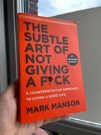 The subtle art of not giving a fuck - Mark Manson, Ophalen of Verzenden, Zo goed als nieuw