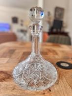 Glazen kristallen karaf, Antiek en Kunst, Antiek | Glas en Kristal, Ophalen of Verzenden