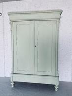 Biedermeier meidenkast kleding linnen leg kind baby demontab, Ophalen, Eikenhout, 100 tot 150 cm, Zo goed als nieuw