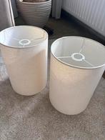 2 x Lampenkap Ares Linnen Offwhite Kwantum, Huis en Inrichting, Ophalen, Nieuw, Rond, 25 tot 50 cm