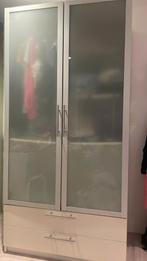Kledingkast met lades en deuren 201x100 matglas Pax, Huis en Inrichting, Kasten | Kledingkasten, 100 tot 150 cm, 200 cm of meer