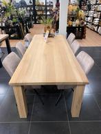 Massief eiken eettafel 260x100 cm, Huis en Inrichting, Tafels | Eettafels, Ophalen, Eikenhout, 200 cm of meer, 50 tot 100 cm
