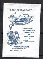 W148 Werkendam cafe rest DE BRABANTSE BIESBOSCH, Verzamelen, Nederland, Ophalen of Verzenden