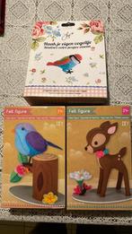 Vilt en haken pakketjes, Ophalen of Verzenden, Zo goed als nieuw, Haken, Wol of Garen