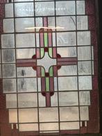 Antiek Glas-in-lood Raam met Kruis Design, Ophalen