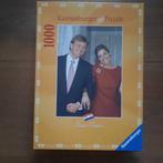 Ravensburger puzzel limeted edition willem alexander maxima, Ophalen of Verzenden, 500 t/m 1500 stukjes, Zo goed als nieuw, Legpuzzel