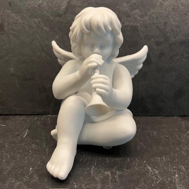 Rosenthal Studio-Haus Engel met TrompetFluit – 15 cm, Verzamelen, Beelden en Beeldjes, Zo goed als nieuw, Fantasy, Ophalen of Verzenden