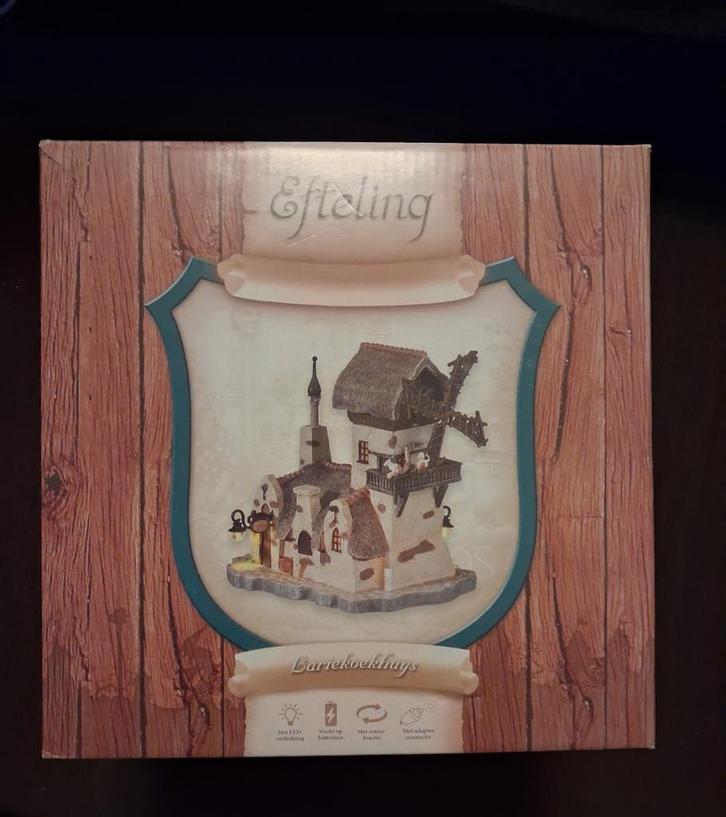 Luville Efteling Lariekoekhuys Kersthuisje, Verzamelen, Efteling, Nieuw, Beeldje of Poppetje, Ophalen of Verzenden