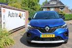 Renault CAPTUR TCe 90 Techno  groot scherm/camera/multi-sens, Voorwielaandrijving, Gebruikt, Met garantie (alle), Blauw