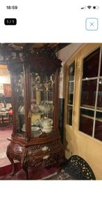 Barok vitrinekast, Zo goed als nieuw, 150 tot 200 cm, 25 tot 50 cm, 50 tot 100 cm