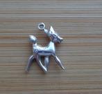zilveren vintage bedel bambi hertje [055], Overige merken, Ophalen of Verzenden, Zo goed als nieuw, 1 bedel