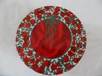 vintage kerstblik - rood / groen en/of blauw / wit, Diversen, Kerst, Ophalen of Verzenden, Zo goed als nieuw