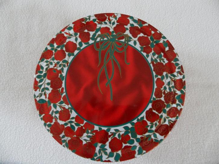 vintage kerstblik - rood / groen en/of blauw / wit, Diversen, Kerst, Zo goed als nieuw, Ophalen of Verzenden
