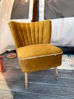 Cocktail stoel okergeel, Huis en Inrichting, Fauteuils, Ophalen, Gebruikt