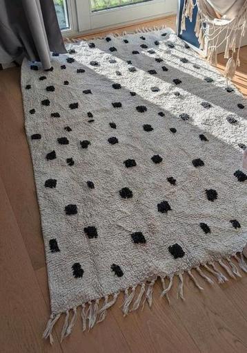 170/120cm ecru/ zwart, 100% katoen, wasbaar beschikbaar voor biedingen