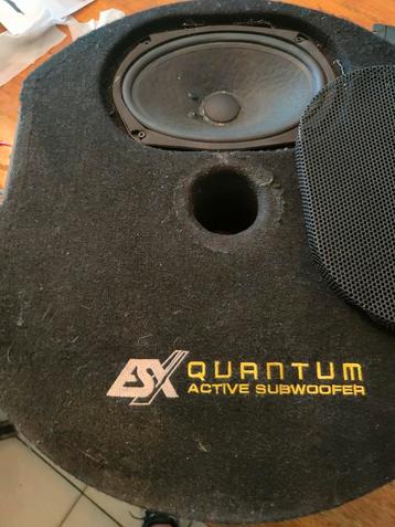 ESX Quantum Q300Av2 actieve reservewiel subwoofer 150 watt beschikbaar voor biedingen