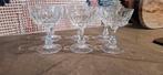 6 Vintage Cristal d'Arques Pompadour Champagnecoupes, Ophalen of Verzenden