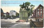 964177 Den Haag Standbeeld Koning Willem ll 1928 Gelopen met, Ophalen of Verzenden, 1920 tot 1940, Gelopen, Noord-Brabant