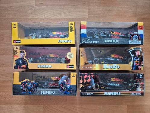 Red Bull Racing Jumbo Collectie - Max Verstappen, Hobby en Vrije tijd, Modelauto's | 1:24, Nieuw, Auto, Bburago, Ophalen of Verzenden