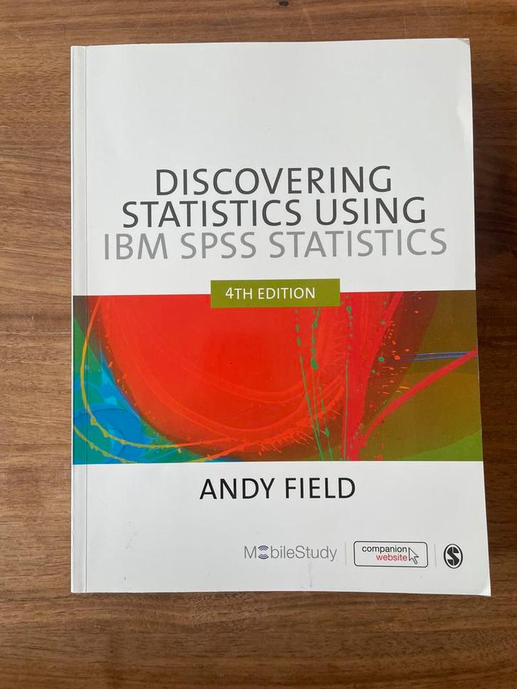 Discovering Statistics using IBM SPSS Statistics- Andy Field, Boeken, Studieboeken en Cursussen, Zo goed als nieuw, WO, Gamma