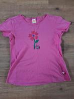 Frendz Roze T-shirt met bloem - Maat 116, Gebruikt, Meisje, Frendz, Ophalen of Verzenden