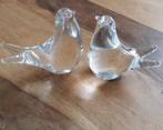 2 vogeltjes loodkristal, Antiek en Kunst, Antiek | Glas en Kristal, Ophalen of Verzenden