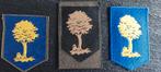 Mouwemblemen DT 2000 en gvt opleidings centrum, Embleem of Badge, Nederland, Ophalen of Verzenden, Landmacht