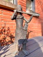 Oud bronzen beeld uit Benin/Nigeria, Ophalen, Brons