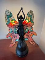 Tiffany lamp, Huis en Inrichting, Lampen | Tafellampen, Minder dan 50 cm, Ophalen of Verzenden, Zo goed als nieuw, Glas