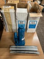 Blauwe hydraulische flessenkrik – NIEUW – 5 ton, Ophalen, Nieuw, Hydraulisch, Garagekrik