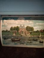 Buitenplaats aan de Utrechtse Vecht Tsaar Peter de Grote, Antiek en Kunst, Antiek | Schoolplaten, Ophalen of Verzenden, Geschiedenis