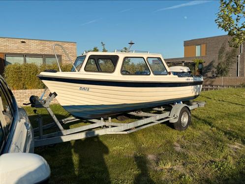 Finse Bella 530HT Classic Kajuitboot | Suzuki 15PK | Ryds, Watersport en Boten, Vis- en Consoleboten, Gebruikt, 10 tot 30 pk, 3 tot 6 meter