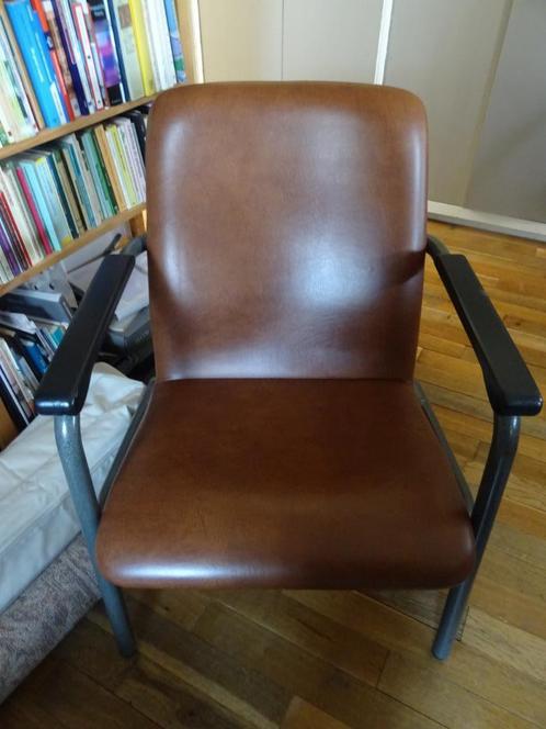 4 stoere industriële stoelen / fauteuils, Huis en Inrichting, Stoelen, Gebruikt, Twee, Ophalen