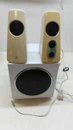 Logitech Z523 Wit 2.1 Speakersysteem, Computers en Software, Pc speakers, Ophalen of Verzenden, Gebruikt, Audiokanaal 2.1, Logitech